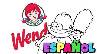 THE SIMPSONS WENDYS ESPAÑOL [upl. by Ogu]