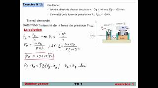 mécanique des fluides  exercice 1  statique des fluides [upl. by Kleper]