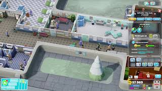 Lets play fr Two Point Hospital 15  Le million  Le million [upl. by Namyac]