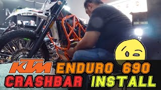 KTM Enduro 690 R Crash Bar Bought off Ebay [upl. by Pedaiah858]