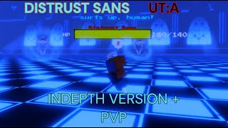 DISTRUST SANS UTA Undertale  Arena Indepth [upl. by Schroer]