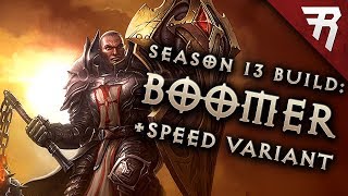 Diablo 3 Best Crusader Build Speed and GR 128 Akkhan Condemn 277 Season 30 Guide [upl. by Anawak]