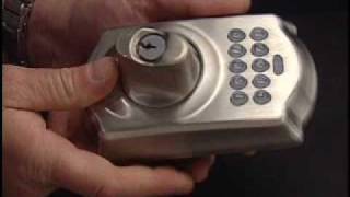 How To Remove the Cylinder from Your Schlage BE365 Keypad Deadbolt for Rekeying [upl. by Eilyab]