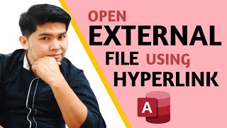 How to open External File using HYPERLINK in Microsoft Access [upl. by Fredela580]