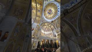 Serbian Orthodox chanting in the Saint Savas temple in Belgrade [upl. by Coletta]