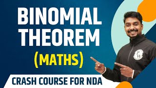 Binomial Theorem  Maths  Theory with MCQs  NDA Crash Course [upl. by Brahear558]