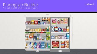 How to make a planogram  zVisuel PlanogramBuilder software [upl. by Mordecai]