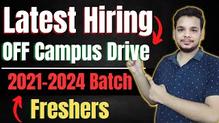 Infosys Hiring  OFF Campus Drive  2021  2022  2023  2024 Batch Hiring  Latest Fresher Jobs [upl. by Ateikan]