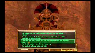 Fallout New Vegas Defeating Legate Lanius with Barter [upl. by Narib]