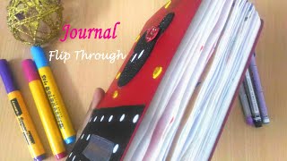 Journal Flip Through  My Personal Diary Full Review  Way to Decorate Diary Pages  Bullet Journal [upl. by Copp879]