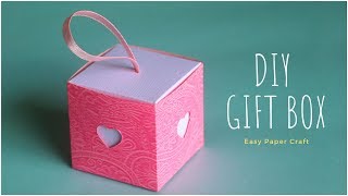 DIY Gift Box  How To Make Gift Box  EASY Paper Craft Ideas [upl. by Irwinn]