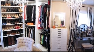 NEW Updated Closet amp MakeupFilming Area Tour [upl. by Auhel]