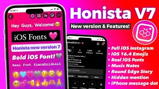 🍎 Full iOS Instagram on Android ft Honista V7New HONSTA FeaturesHonista iPhone story [upl. by Leaw58]