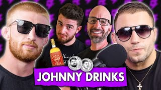 Johnny Drinks calls out Bryce Hall Bradley Martyn fighting and relationship with his dad NampD EP8 [upl. by Asilef]