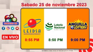 Lotería Nacional LEIDSA y Anguilla Lottery en Vivo 📺│Sabado 25 de noviembre 2023  855 PM [upl. by Doris]