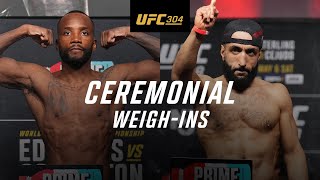 UFC 304 Ceremonial WeighIn [upl. by Ailel]