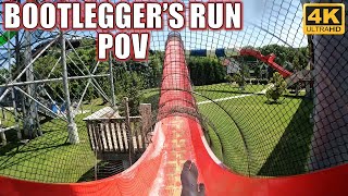 Bootleggers Run POV Front Row 4K 60FPS Splish Splash ProSlide Water Coaster  NonCopyright [upl. by Hael369]