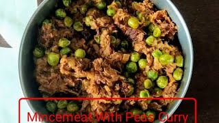 Minced Meat With Green Peas  Recipe [upl. by Thaine926]