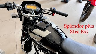 New 2023 Hero Splendor Plus Xtec Bs7 Review  Price  Mileage  Features  splendor 2023 model [upl. by Anitrak652]