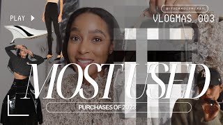 BEST FASHION PURCHASES OF 2023  MOST USED BELOVED LUXURY FASHION  VLOGMAS 003 [upl. by Remled]