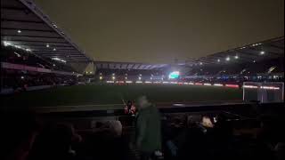 Millwall Light Show Millwall Leeds [upl. by Aniuqaoj]