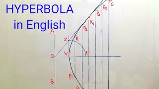 Hyperbola Drawing  Engineering Graphics  Anna University [upl. by Sitelc]