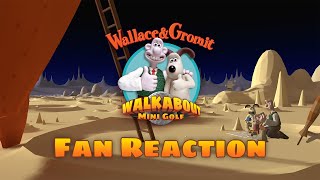 Wallace amp Gromit Fan Reactions  Walkabout Mini Golf wallaceandgromit vr [upl. by Conrad]