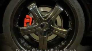 Powder Coating Diablo Wheels and Caliper Painting for a Land Rover [upl. by Yma34]