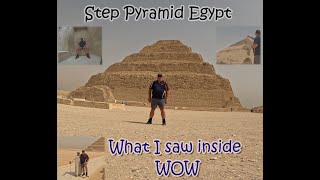 I go inside the 4500 year old Step Pyramid of Djoser Egypt [upl. by Raila533]