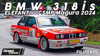 🔥BMW 318is HILLCLIMB Elefant GSMP Magura 2024  Action by Speed amp Power [upl. by Durrett3]