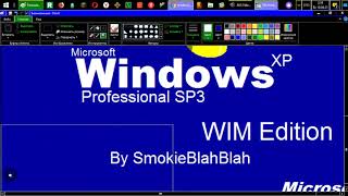 Windows XP WIM Edition By SmokieBlahBlah logo MS Paint [upl. by Alyse]