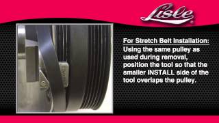 Lisle 59370 Stretch Belt RemoverInstaller  Lisle Corporation [upl. by Ylrevaw968]