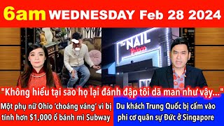 🇺🇸Feb 28 2024 Chủ tiệm nail gốc Việt tại Las Vegas bị 4 người tấn công ngay trong tiệm [upl. by Teak]