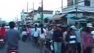 Rush hour traffic Phnom Penh Cambodia [upl. by Dekow871]