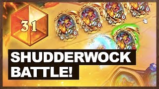 Shudderwock Battle  Shudderwock Shaman  The Boomsday Project  Hearthstone [upl. by Aneehsar]