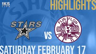 Battlefords North Stars vs Flin Flon Bombers Feb 17th [upl. by Marve]