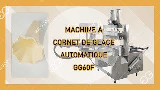 MACHINE À CORNET DE GLACE AUTOMATIQUE GG60F [upl. by Bennir293]