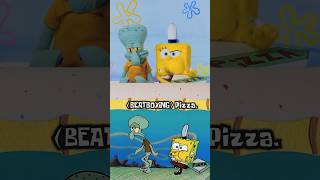 the quotKrusty Krab Pizzaquot song IRL 🍕  SpongeBob Shorts [upl. by Lucias319]