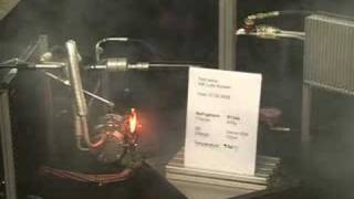 R134a flammability test  970° Celsius [upl. by Alaehs300]