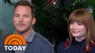 ‘Jurassic’ Stars Chris Pratt And Bryce Dallas Howard Visit TODAY  TODAY [upl. by Eustis991]