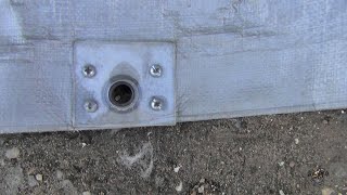 Polyethylene Tarp – Grommet Reinforcement amp Repair [upl. by Sille]