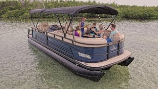 Regency 250 LE3 Luxury Pontoon Boat [upl. by Eetse287]