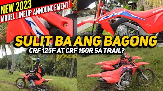 Trail Test nang Bagong CRF 125F at CRF 150R 2023 Model  Honda Racing  Motor Ace Cebu [upl. by Geerts833]