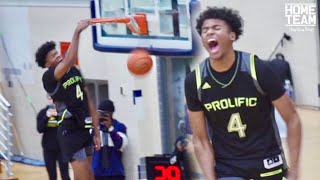 Jalen Green Puts On A SHOW Windmill Dunk 🦄 Prolific Prep Takes OFF Nimari Burnett Coleman Hawkins [upl. by Aroz102]