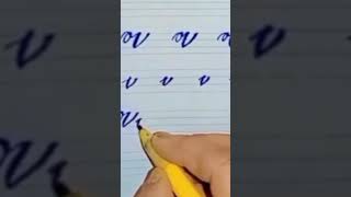 English writingEnglish writing skills improvementEnglish writing practiceWriting Vv handwriting [upl. by Anaed930]