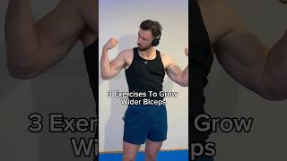 3 Exercises To Grow Wider Biceps💪 [upl. by Llennhoj]