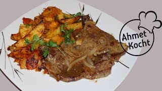 Rinderbraten mit Bratkartoffeln  AhmetKocht  kochen  Folge 203 [upl. by Namharludba]