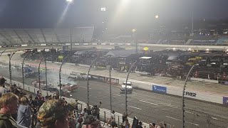 nascar martinsville xfinity race final restart from stands [upl. by Hayyifas963]