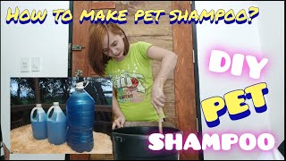 HOW TO MAKE MADRE DE CACAO SHAMPOO FOR OUR PETS  PAANO GUMAWA NG PET SHAMPOO  TAGALOG TUTORIAL [upl. by Narod]