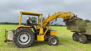 Cumbrian Silage 2024 Late summer haylage with Fastrac MF 3070 7718 amp 55yrold MF 3303 industrial [upl. by Niryt987]